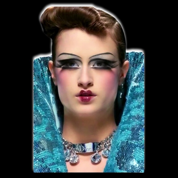 Christian Dior Vintage Silver Crystal Embellished Logo ID Gambler Charm Bracelet - Picture 9 of 15